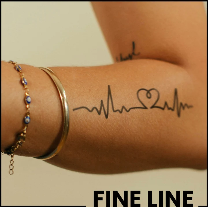 Fine line tattoo style