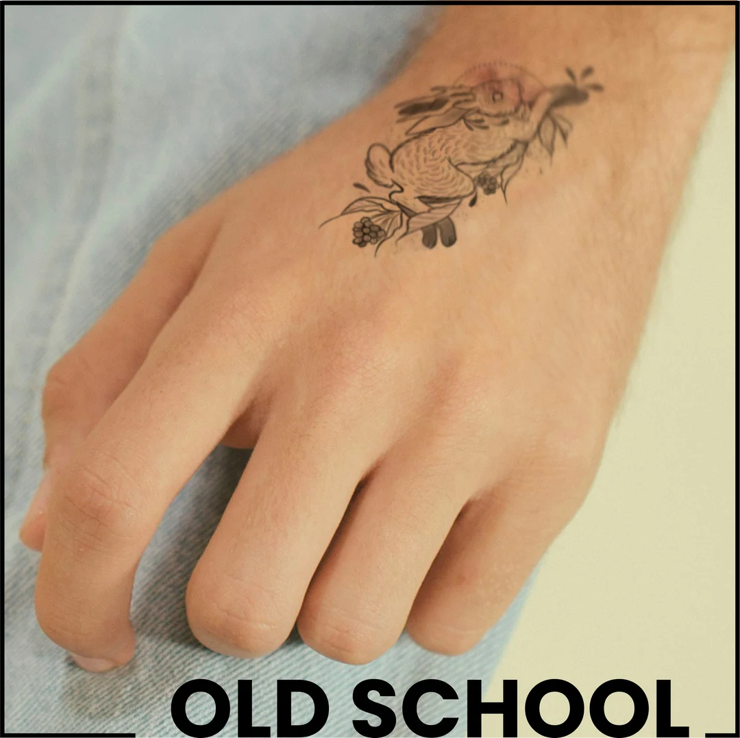 Old school tattoo style